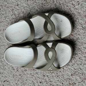Croc sandals size 8